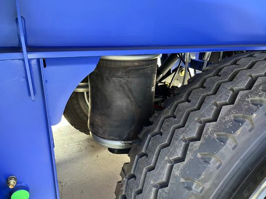 4 assen Hydraulische achterste dump-end kantelende halve aanhanger voor het transport van zandsteen