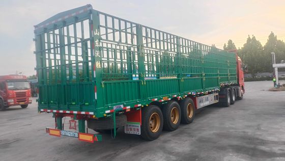 28t zwaar landingsgestel WS 2/3 Achsheining vrachthalve trailer voor het vervoer van dieren