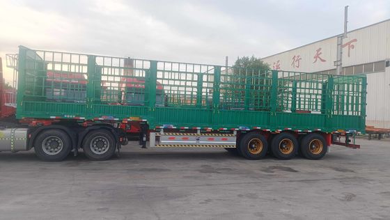 28t zwaar landingsgestel WS 2/3 Achsheining vrachthalve trailer voor het vervoer van dieren