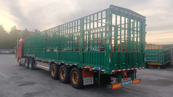 28t zwaar landingsgestel WS 2/3 Achsheining vrachthalve trailer voor het vervoer van dieren