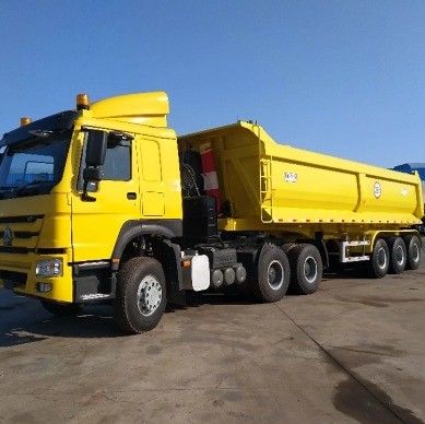 Gepersonaliseerde 3/4 Assen Hydraulische Tipper End Tipping Semi-trailer met en betaalbaar