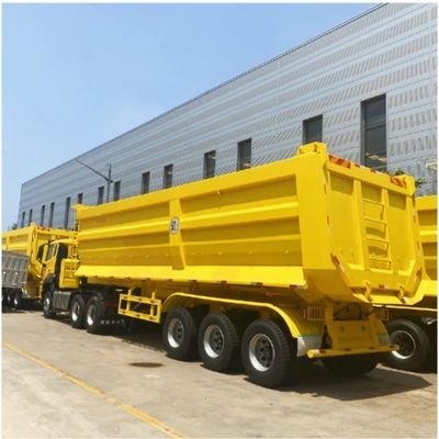 Gepersonaliseerde 3/4 Assen Hydraulische Tipper End Tipping Semi-trailer met en betaalbaar