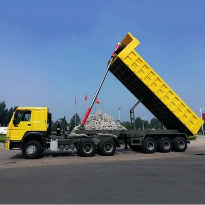 Gepersonaliseerde 3/4 Assen Hydraulische Tipper End Tipping Semi-trailer met en betaalbaar