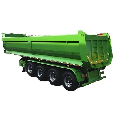 Truck Trailer met aanpasbare U-type Heavy Duty 3-8 Assen Achterste Dump Semi-Trailer