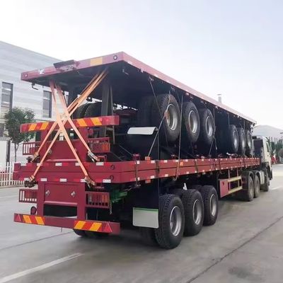 Flatbed Semi-trailer voor containervervoer 3 assen band 12R22.5 12400*2610*1550mm