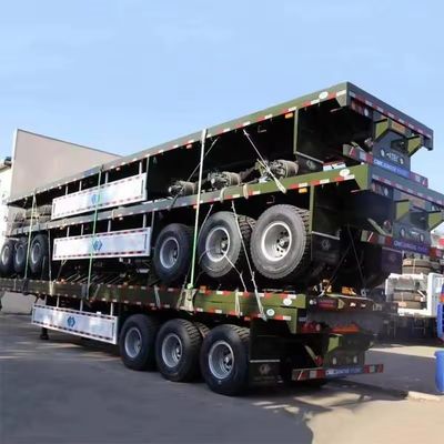 Flatbed Semi-trailer voor containervervoer 3 assen band 12R22.5 12400*2610*1550mm