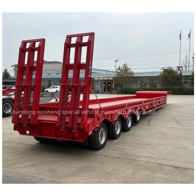 Verstelbaar laag bed aanhangwagenremsysteem Dual Line Braking System 16000x2500x1100mm