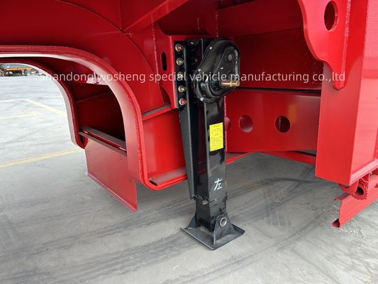 Verstelbaar laag bed aanhangwagenremsysteem Dual Line Braking System 16000x2500x1100mm