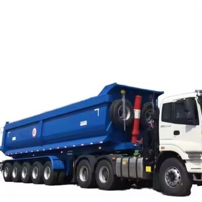 WOSHENG 3 Assen 4 Assen Zware hydraulische achterste dumptrailers Dump Tipper Semi-trailer