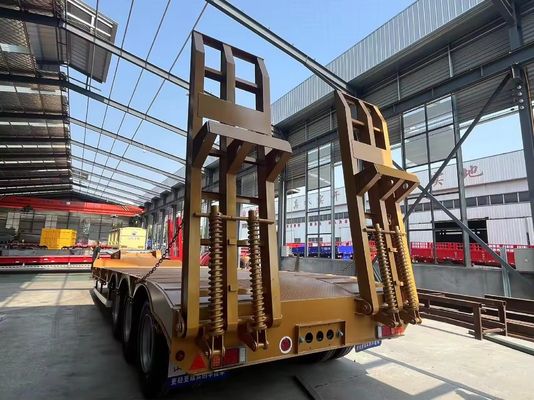 40-100TON laag laadbaar aanhangwagen voor het veilig vervoer van zwaar materieel