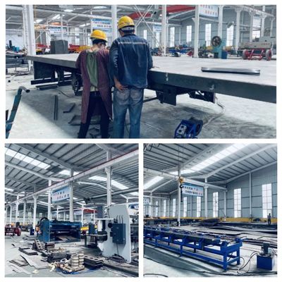 40ft Gooseneck Transport zware machine laag bed Semi-trailer met 3,5 &quot;90mm King Pin