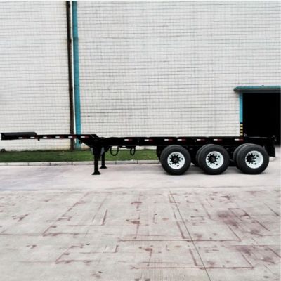 Q345B Hoofdbalk 3 Assen 50t Skeleton Halve aanhangwagen voor 40 45 48 53FT Container Chassis