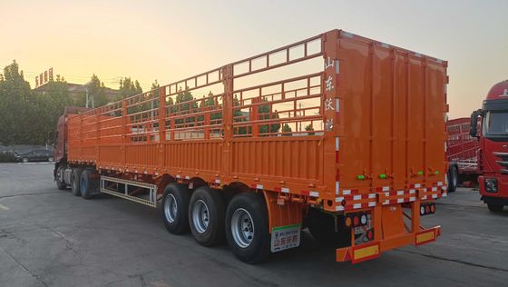 Aanpasbare vrachtheining Staak Semi Truck Trailer voor groenten Fruit Square Transport