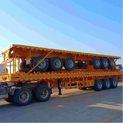60T capaciteit 2 as 3 as top 1 vrachtwagen aanhangwagen half-aanhangwagen voor 20ft container