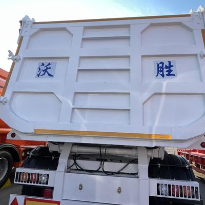 Sterkte 80-100 ton U-vormige achterste dumptrailer voor het vervoer van zand