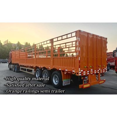3 assen 4 assen 40ft transport vee hek half-aanhangwagen met Wabco rem systeem