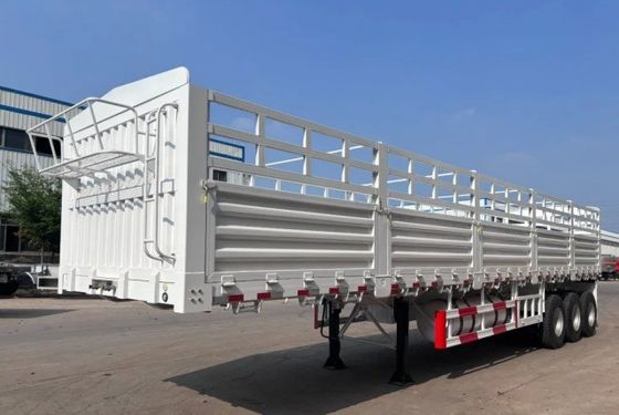 Multifunktioneel 2-assig 3-assig 4-assig hoog hek halfrol voor vrachtwagens van 40-80 ton