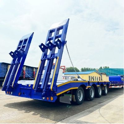 Mechanische ophanging 80 ton 100 ton laaggelegen halfrol voor het vervoer van zware machines