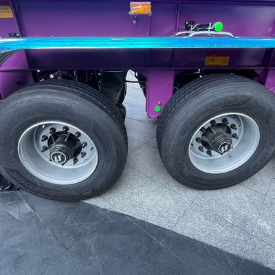 Duurzaam 3 Assen Zandsteen Transport Hydraulische Rotsmijnbouw Tipper Achterste Dump Semi-trailer