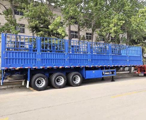 12400X2500X3650mm 3 assen Veetegels Trailer Zaan vrachtwagen Halve trailer