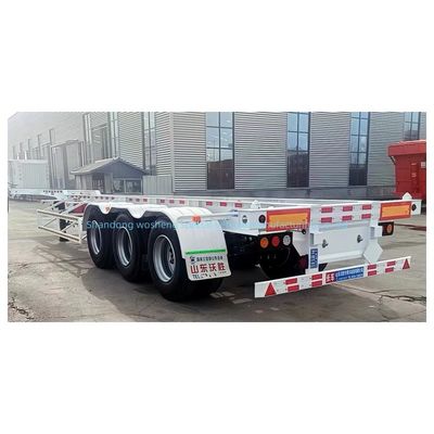 Q345B Semi-trailer met 500 mm hoogte en 12400x2500x1550 mm grootte