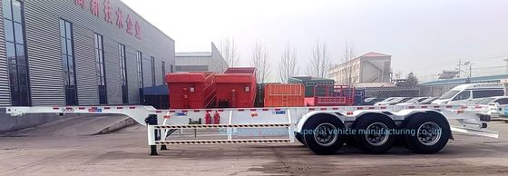 Q345B Semi-trailer met 500 mm hoogte en 12400x2500x1550 mm grootte