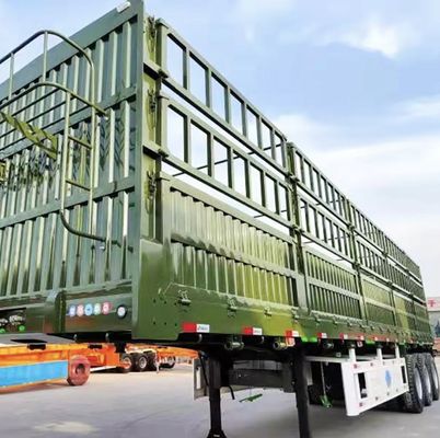 Goedkope omheining vracht half-trailers met een capaciteit van 50 ton en staal materiaal