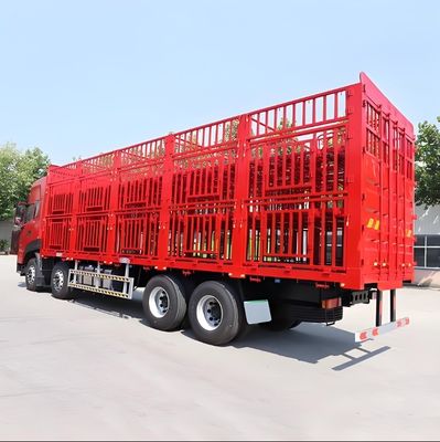 -Spot Halve aanhangwagens Vee Schapen Paarden Vervoer Hoogsterke lading hek aanhangwagen