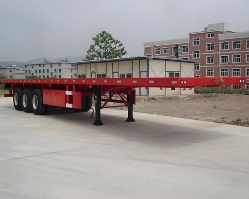 Semi-trailer met 3 assen 4 assen Vlakbed Container Truck Landing Gear 28t Heavy Duty