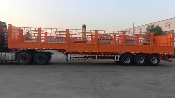 -Spot Halve aanhangwagens Vee Schapen Paarden Vervoer Hoogsterke lading hek aanhangwagen