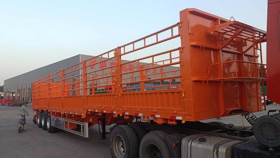 -Spot Halve aanhangwagens Vee Schapen Paarden Vervoer Hoogsterke lading hek aanhangwagen