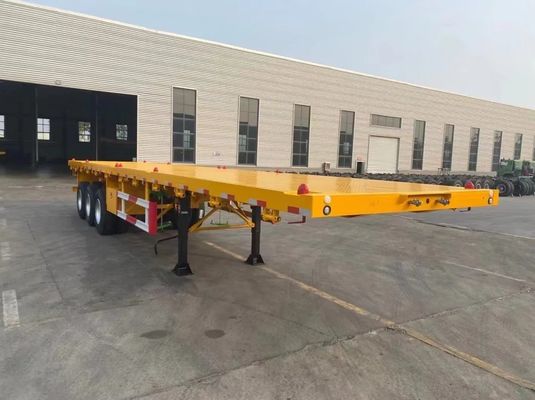Duurzame 40ft 20ft Container Normale Bulk Cargo Flatbed Semi-trailer voor transport