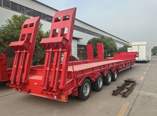 Vervoer 20-100 ton laagbed halfrol met luchtophanging en staalmateriaal