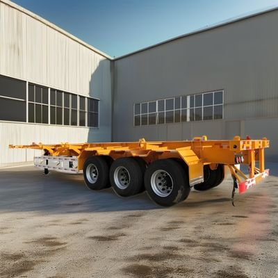 Container aanhanger skelet half aanhanger voor vervoer 20ft 40ft container met ontwerp