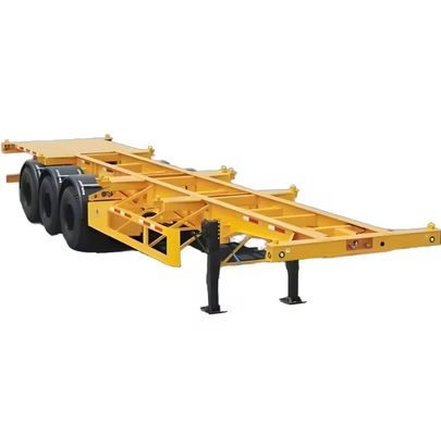 Container aanhanger skelet half aanhanger voor vervoer 20ft 40ft container met ontwerp