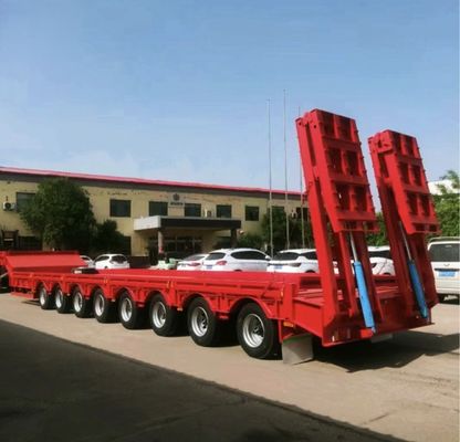 Vervoer 20-100 ton laagbed halfrol met luchtophanging en staalmateriaal