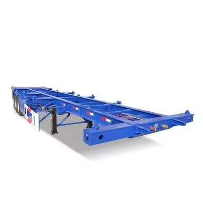 Container aanhanger skelet half aanhanger voor vervoer 20ft 40ft container met ontwerp