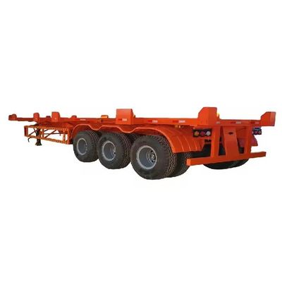 Container aanhanger skelet half aanhanger voor vervoer 20ft 40ft container met ontwerp