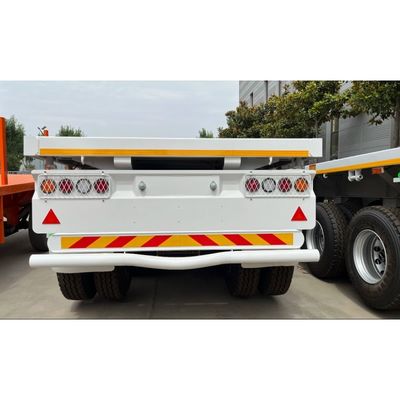 20ft 40ft 50t platte halfrijtuig met container chassis en 50mm of 90mm King Pin