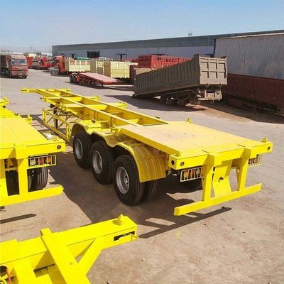 50 ton maximaal laadvermogen 3 as 20FT 40FT container chassis skelet half vrachtwagen aanhangwagen