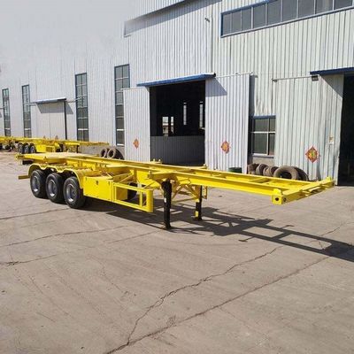 50 ton maximaal laadvermogen 3 as 20FT 40FT container chassis skelet half vrachtwagen aanhangwagen