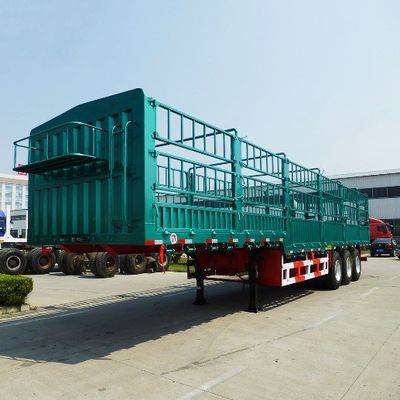 Semi-trailer Hoog afgesloten zijwand Cargo Transport Box Trailer Transport Stake Fence