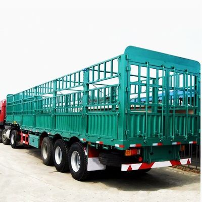 Semi-trailer Hoog afgesloten zijwand Cargo Transport Box Trailer Transport Stake Fence