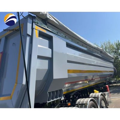 3 assen zware zandvervoerswagen voor het vervoeren van 60 ton aanhangwagen