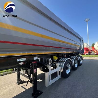 3 assen zware zandvervoerswagen voor het vervoeren van 60 ton aanhangwagen