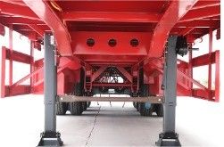 20ft 40ft Container Trailer 2 As 3 As 40T Skelet Semi Trailer 12400x2500x1550mm