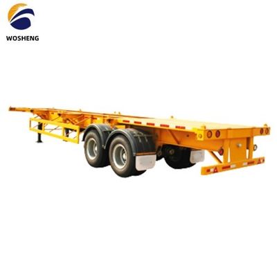 2 as 20 ft skeletcontainercontainervervoerhalve trailer op verzoek van de klant