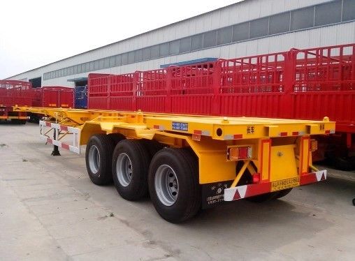 2 as 20 ft skeletcontainercontainervervoerhalve trailer op verzoek van de klant