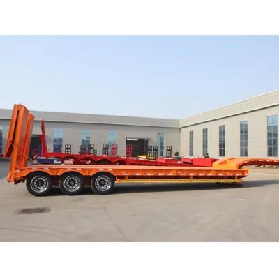 150 ton Max Loading Lowboy Lowbed Semi Trailer voor zwaar vervoer Aanpasbaar