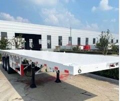 2 3 4axel Flatbed Trailer Aanpassing Rim 9.0-22.5 Container Grootte 20ft 45ft 40ft